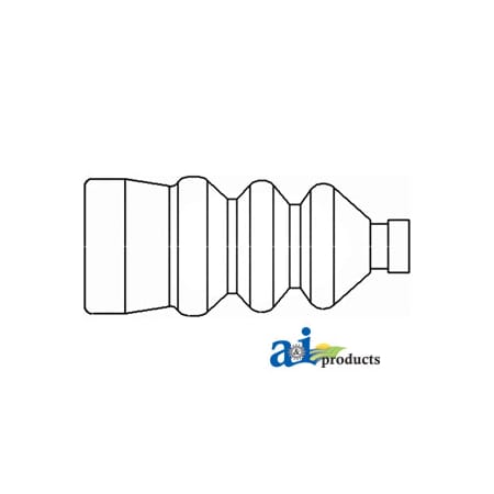 A & I Products Boot, Gear Shift Lever 3" x5" x2" A-1694127M3